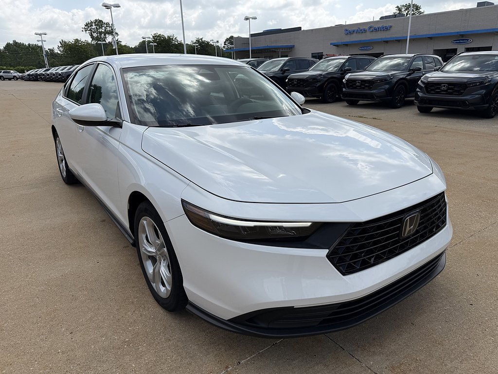 Certified Used 2023 Platinum White Pearl Honda LX image 2
