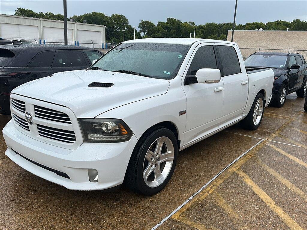 Used 2017 Bright White Clearcoat Ram Sport image 1
