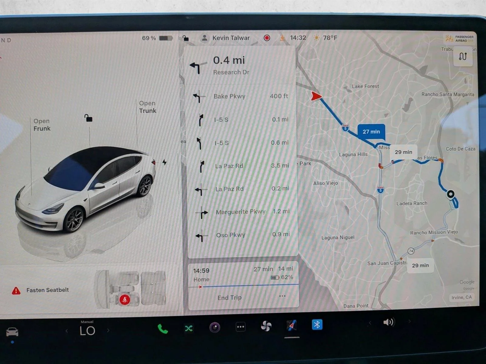 Used 2022 Pearl White Multi-Coat Tesla Long Range image 14