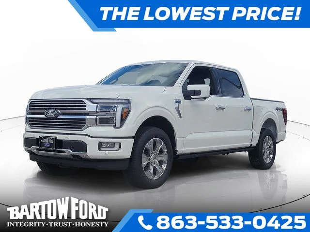 New 2026 White Metallic Ford Platinum image 1