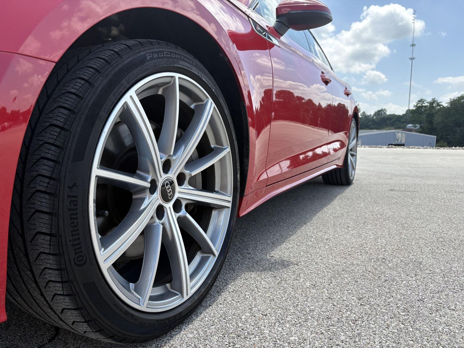 Used 2025 Progressive Red Metallic Audi S line Premium image 15