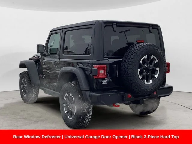 New 2026 Black Clearcoat Jeep 2-DOOR RUBICON image 3
