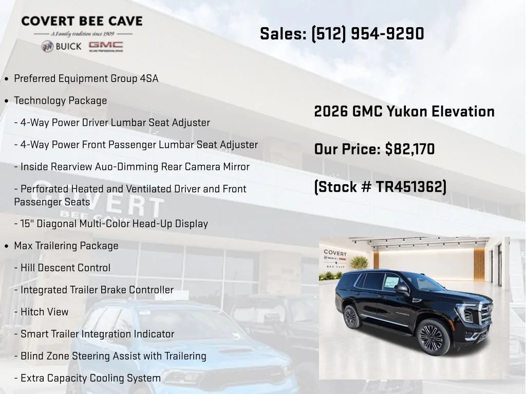 New 2026 Onyx Black GMC Elevation image 7