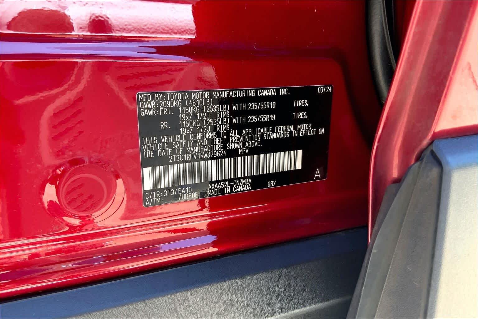 Used 2024 Ruby Flare Pearl Toyota XLE Premium image 34