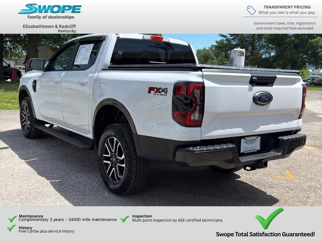 Used 2024 OXFORD WHITE Ford LARIAT image 5