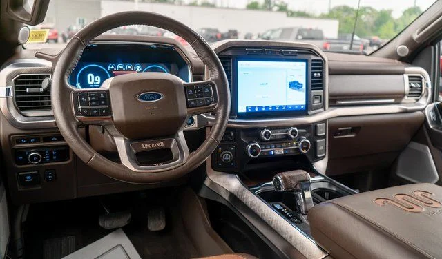 Used 2023 Red Ford King Ranch image 13