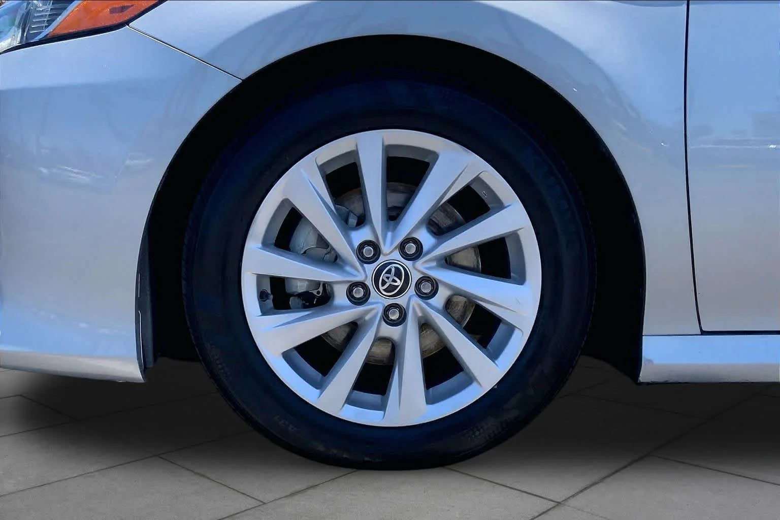 Used 2022 Celestial Silver Metallic Toyota LE image 10