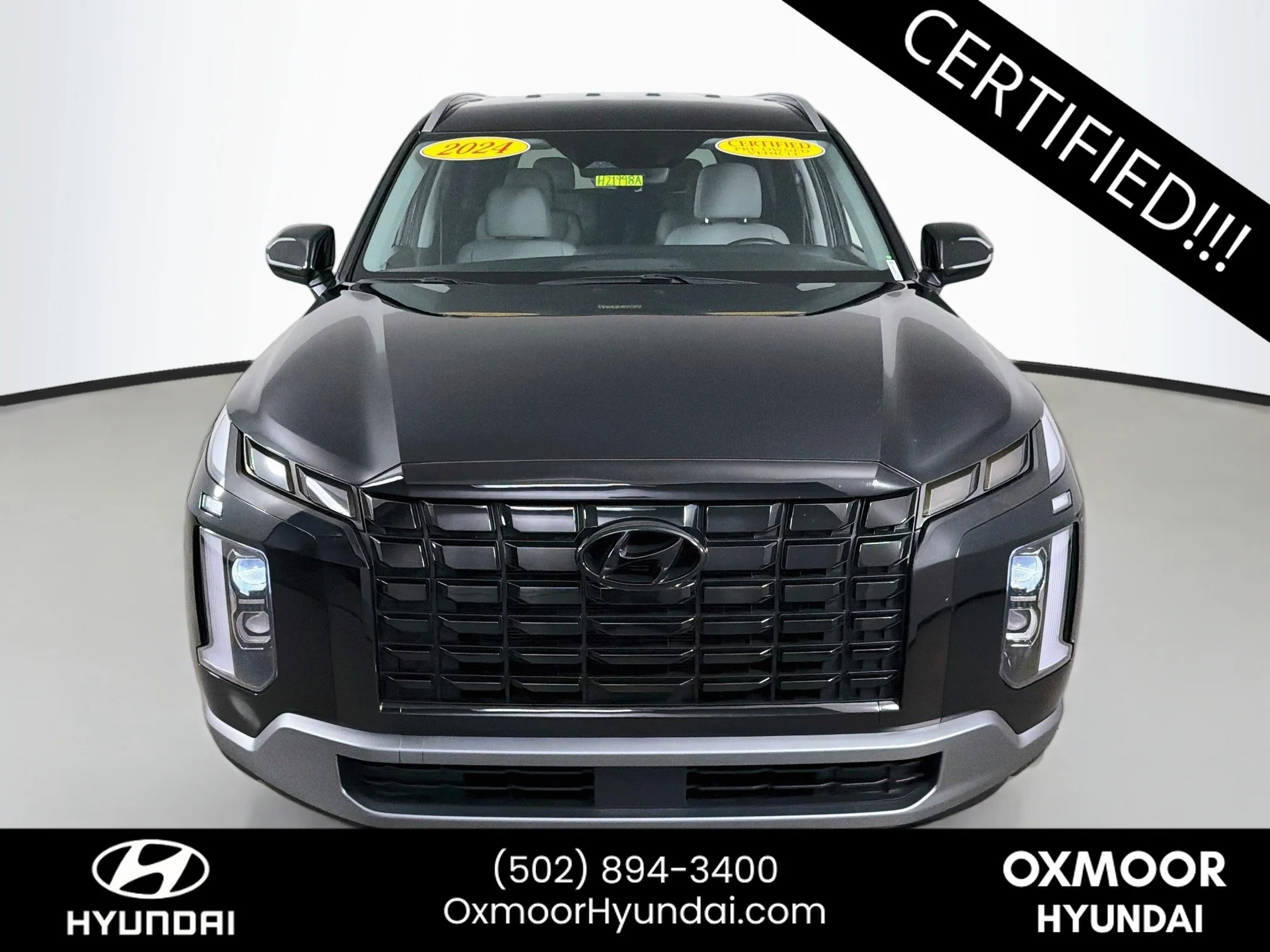 Used 2024 Abyss Black Pearl Hyundai SEL 7P image 2