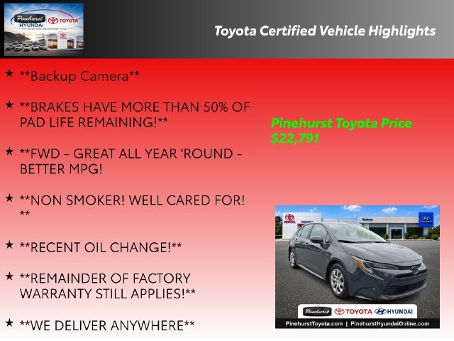 Used 2025 Gray Toyota LE image 29