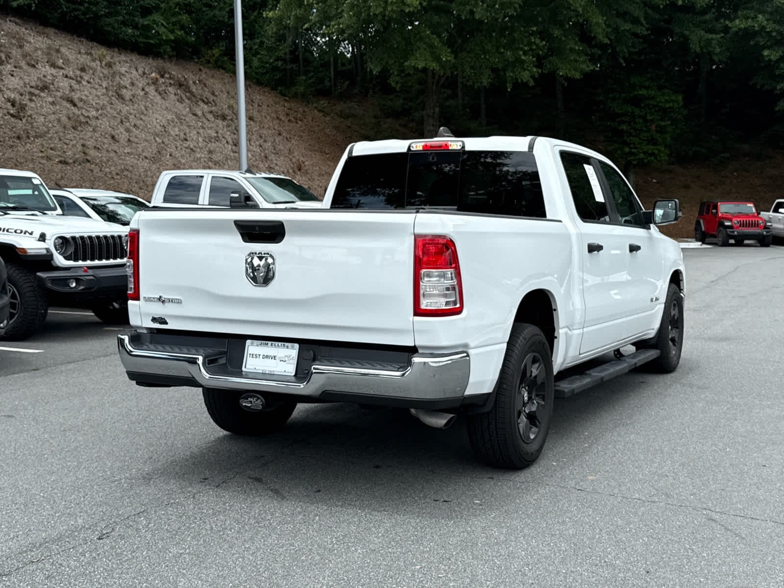 Used 2023 Bright White Clearcoat Ram Lone Star image 5