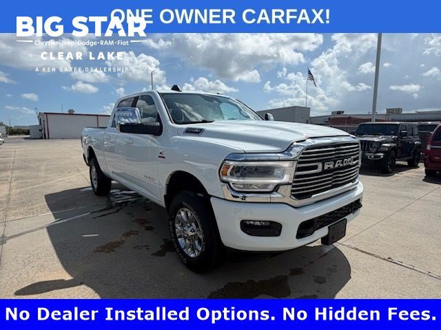 Used 2024 Bright White Clearcoat Ram Laramie image 1