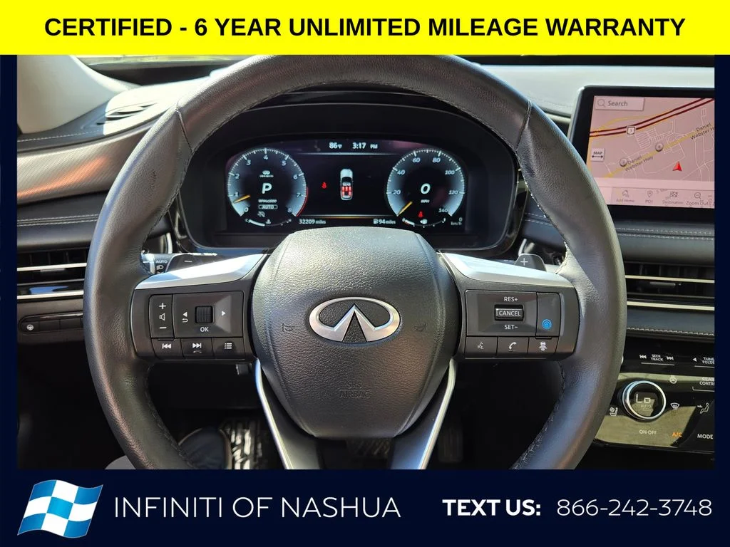 Certified Used 2024 Black INFINITI LUXE image 24