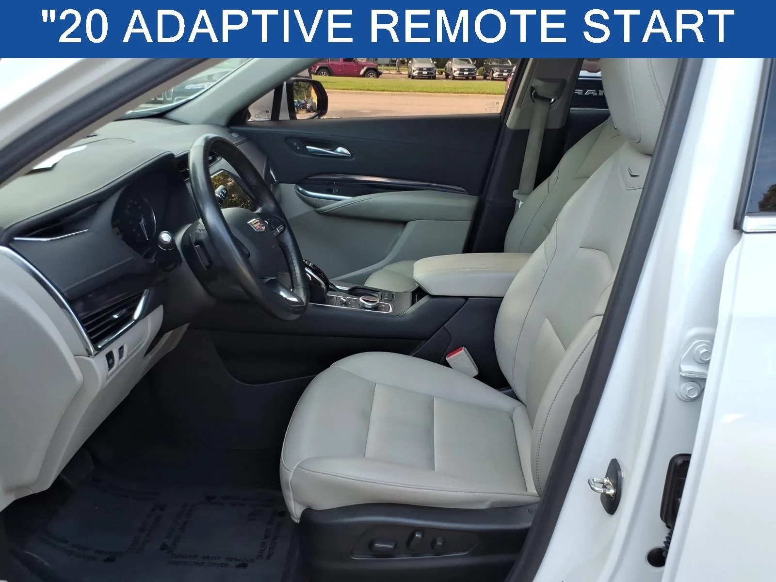 Used 2023 Crystal White Tricoat Cadillac AWD Luxury image 11