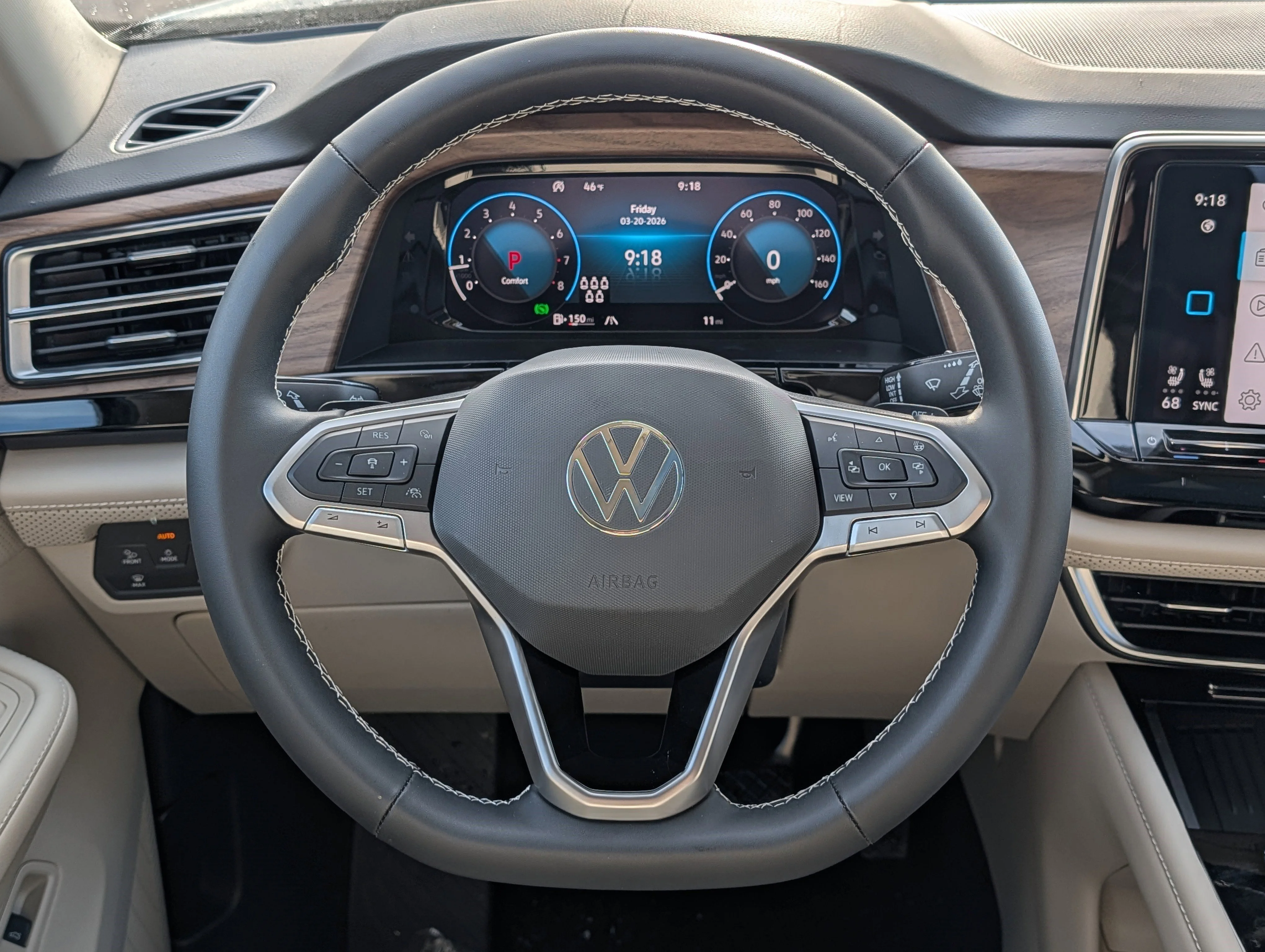 New 2026 Deep Black Pearl Volkswagen 2.0T SE w/Technology image 9