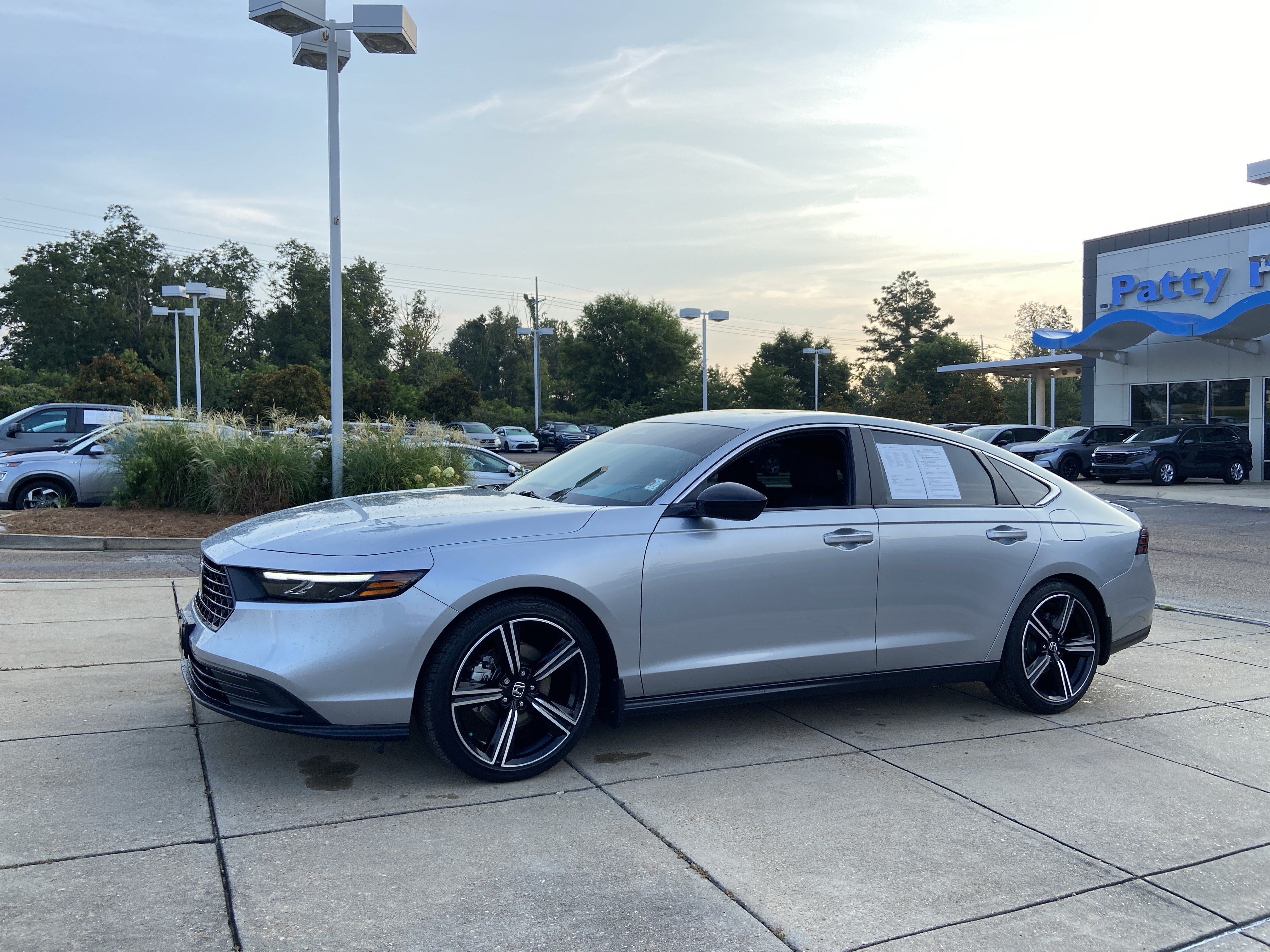 Used 2024 Solar Silver Metallic Honda Sport image 6