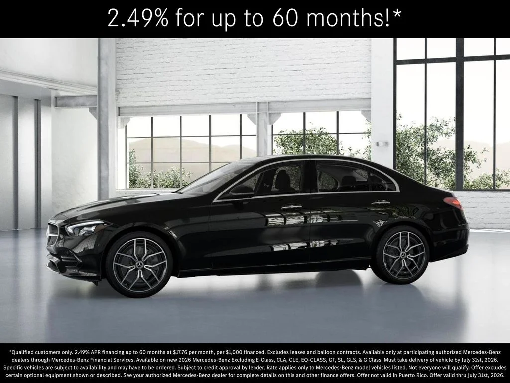 New 2026 Black Mercedes-Benz C 300 image 36