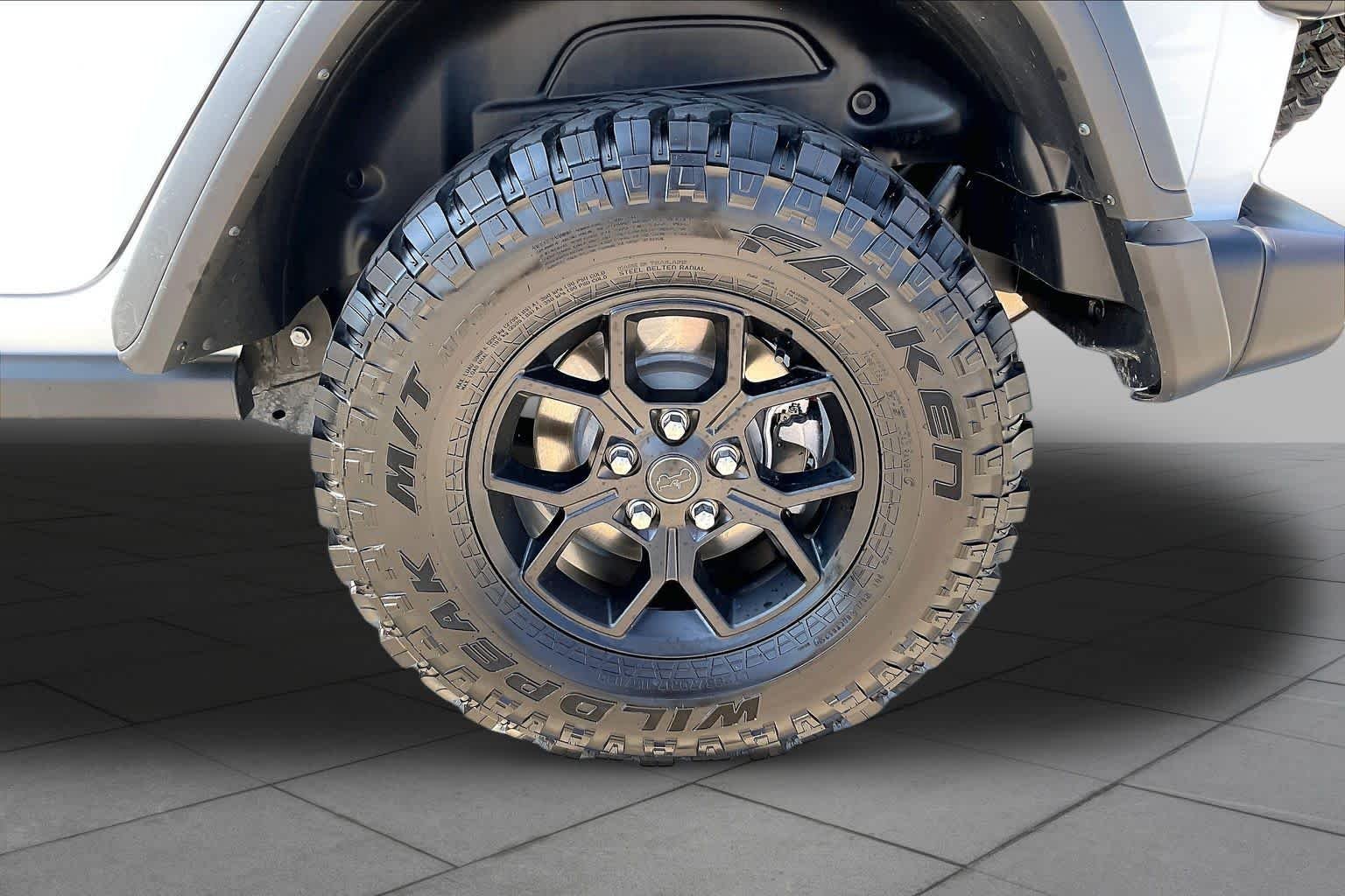 Used 2025 Bright White Clearcoat Jeep Willys image 10