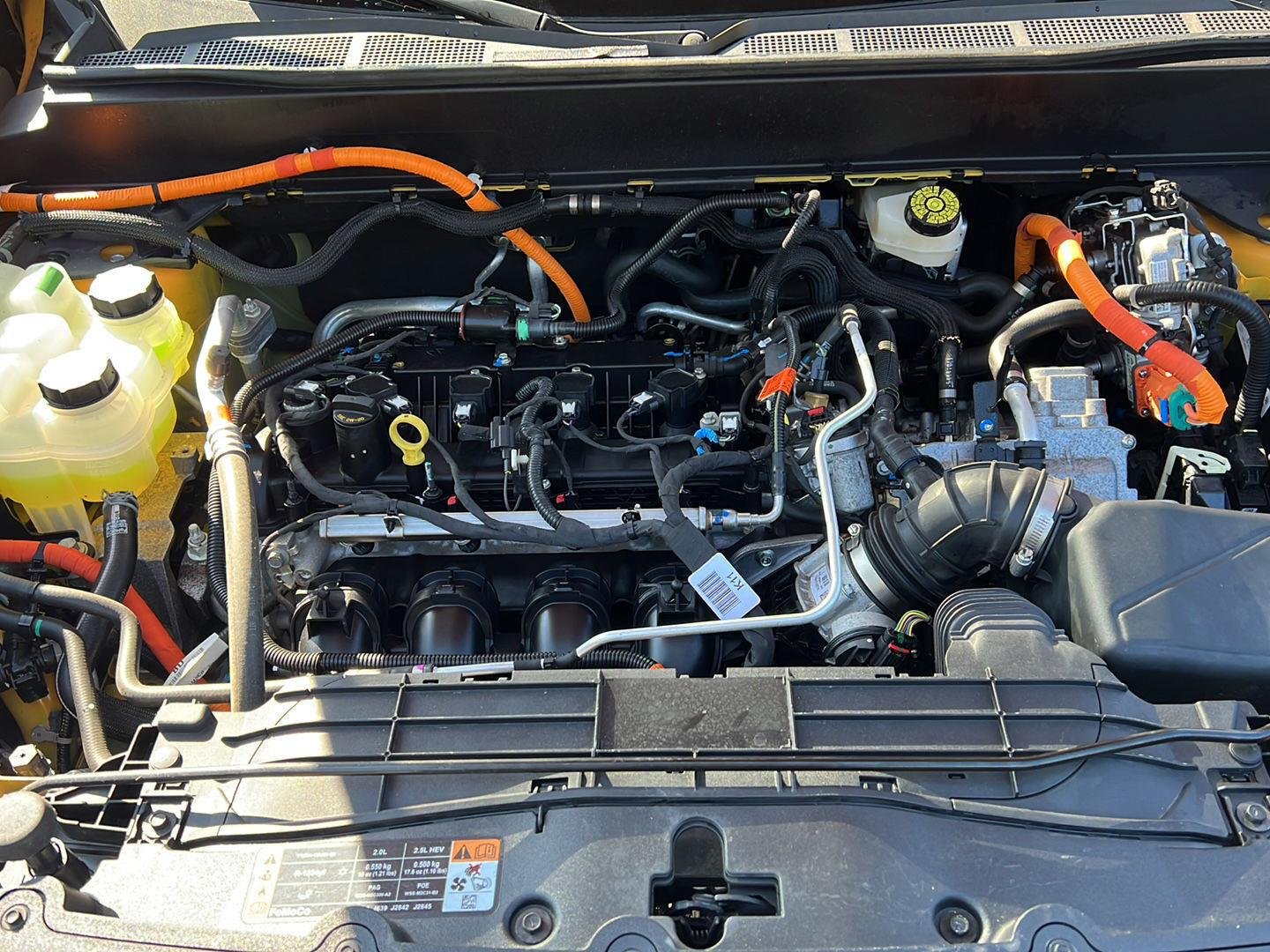 Used 2023 Cyber Orange Metallic Tri-Coat Ford LARIAT image 27