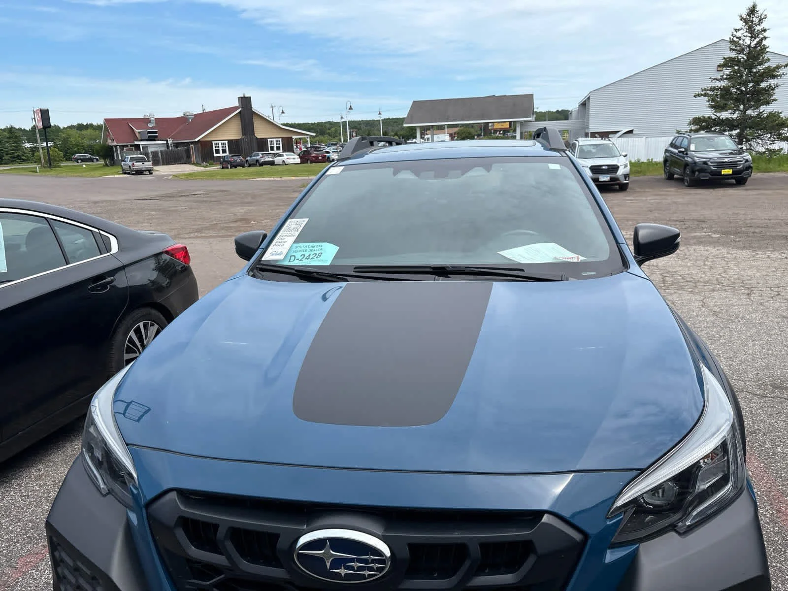Used 2024 Geyser Blue Subaru Wilderness image 2