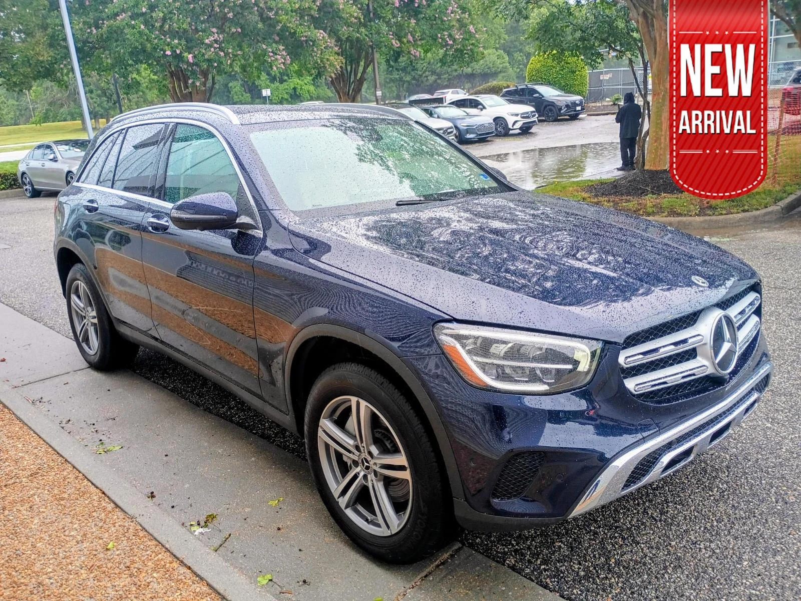 Used 2022 Lunar Blue Metallic Mercedes-Benz GLC 300 image 1