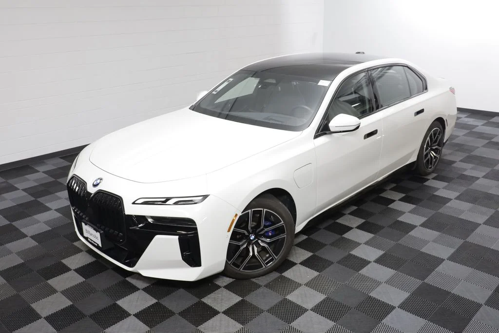 Certified Used 2026 White BMW 750e xDrive image 2