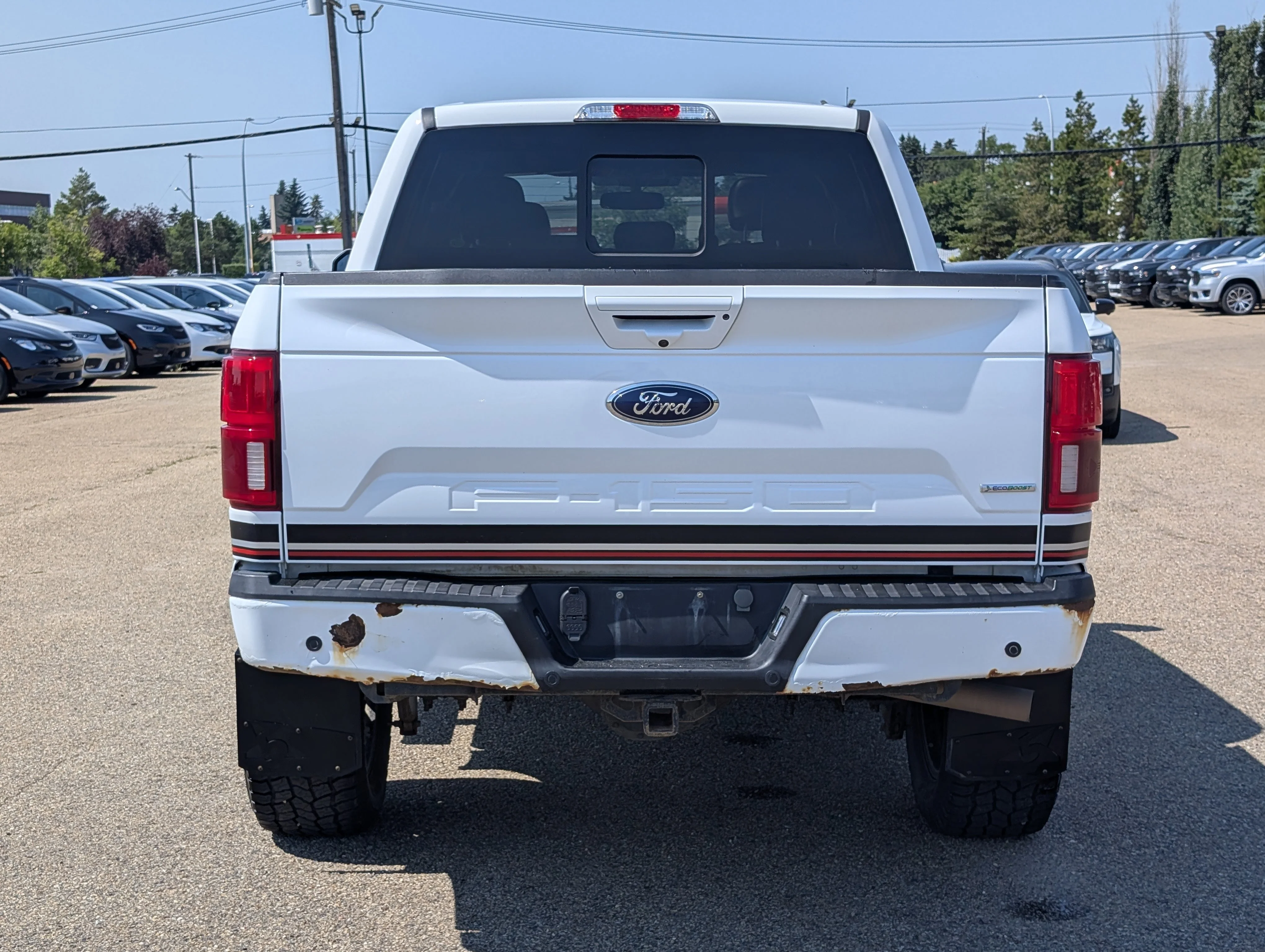 Used 2019 Oxford White Ford XL 4WD SuperCrew 5.5
