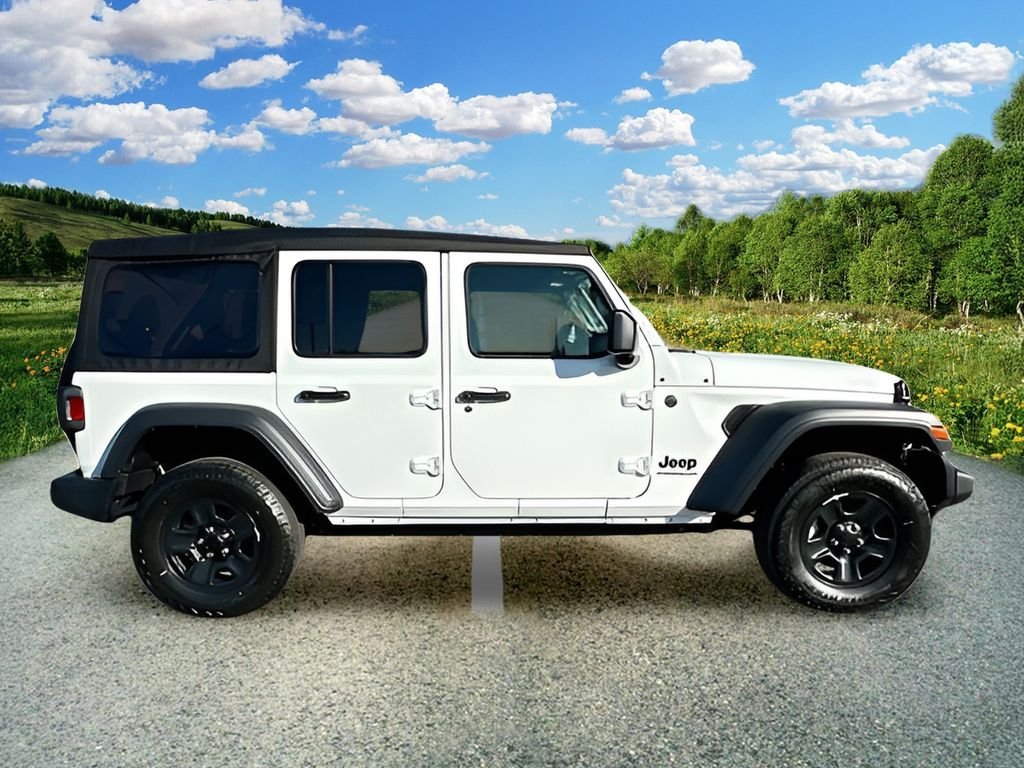 New 2026 Bright White Clear-Coat Exterior Paint Jeep Sport image 3