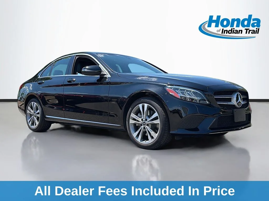 Used 2021 Black Mercedes-Benz C 300 image 1