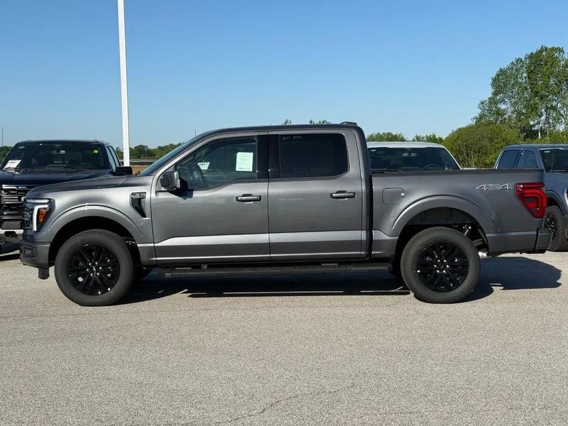 New 2026 Carbonized Gray Metallic Ford LARIAT 4WD SuperCrew 5.5