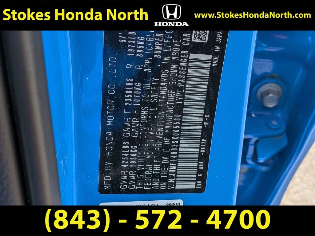 Certified Used 2025 Blue Honda Sport image 6