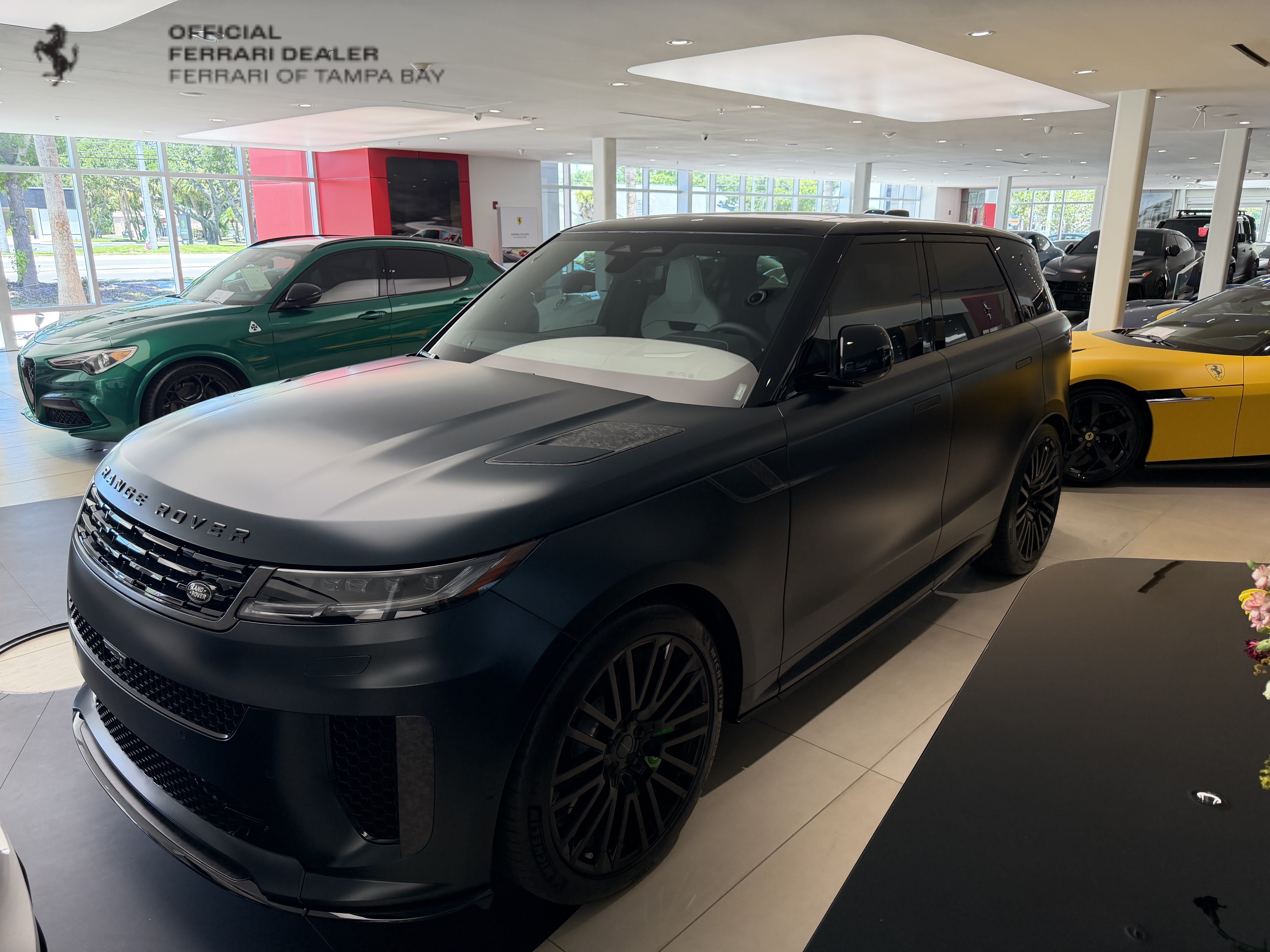 Used 2026 British Racing Green SV Bespoke Ultra Met Satin Land Rover SV Carbon image 1