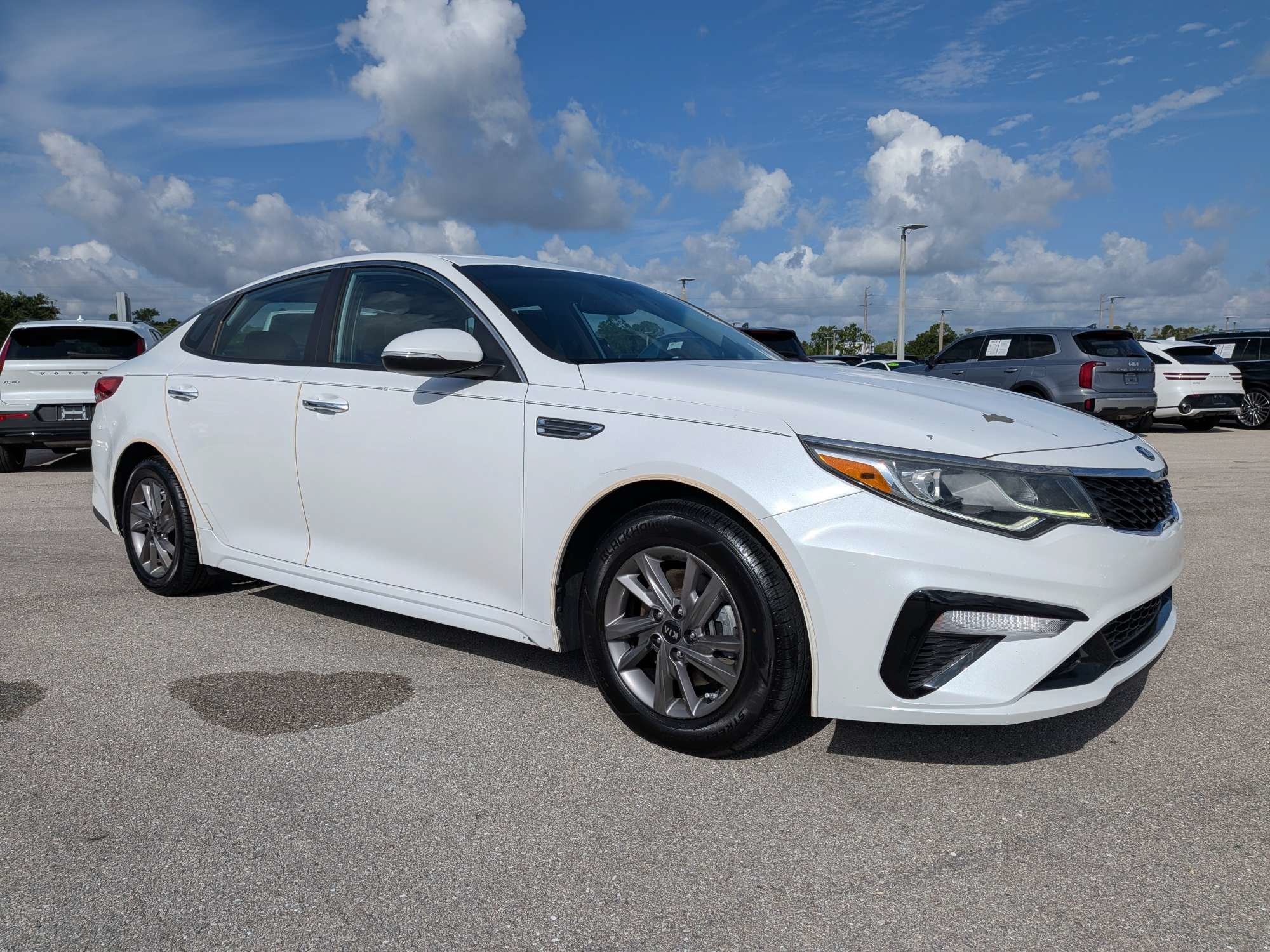 Used 2019 Kia Optima LX with VIN 5XXGT4L30KG346716 for sale in Port Charlotte, FL