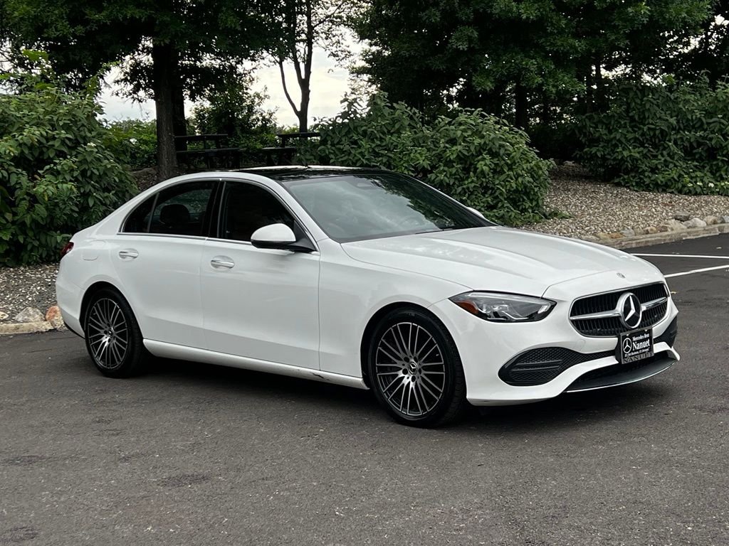 Certified Used 2023 White Mercedes-Benz C 300 image 3
