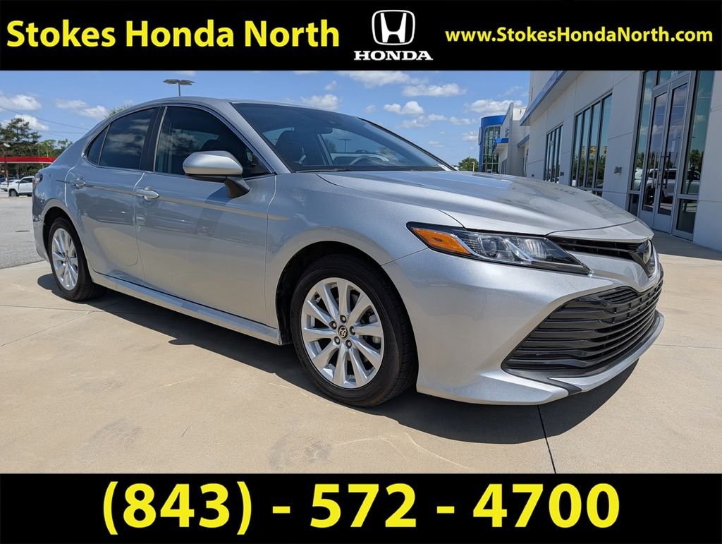 Used 2020 Silver Toyota LE image 1