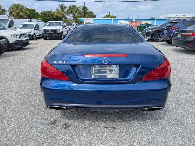 Used 2017 Blue Mercedes-Benz SL 450 image 7