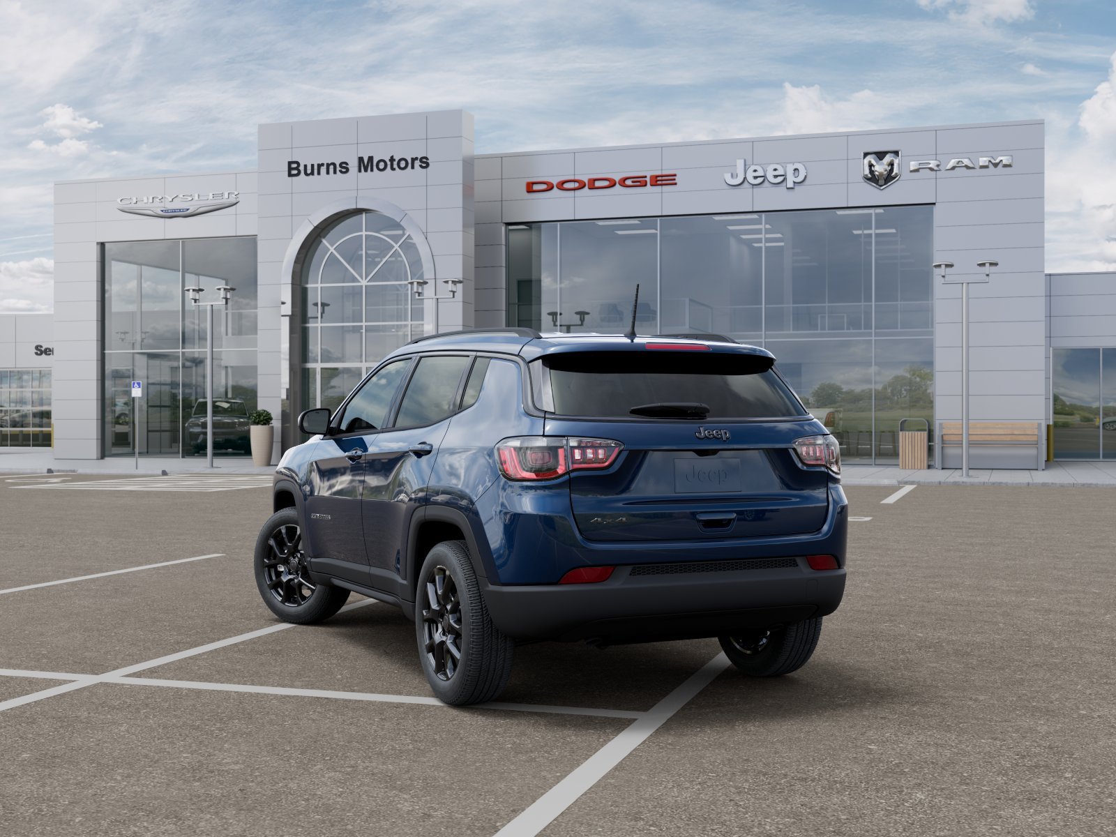 New 2026 Fathom Blue Pearl-Coat Exterior Paint Jeep Latitude Altitude image 3