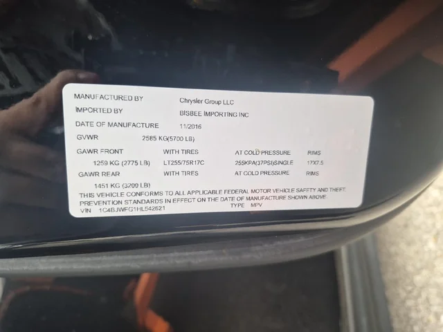2017 Jeep Wrangler Unlimited Rubicon