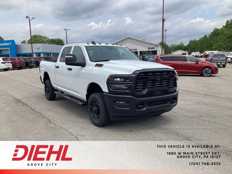 New 2026 Bright White Clear-Coat Exterior Paint RAM Tradesman image 1