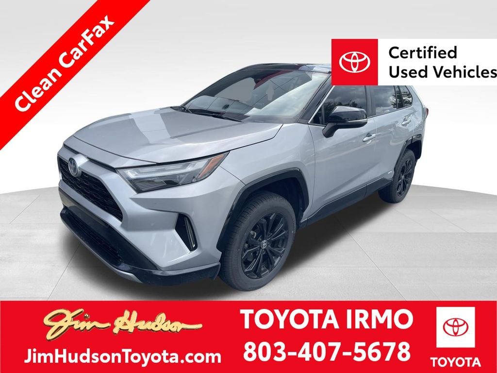 Certified Used 2022 Silver Toyota XSE image 1