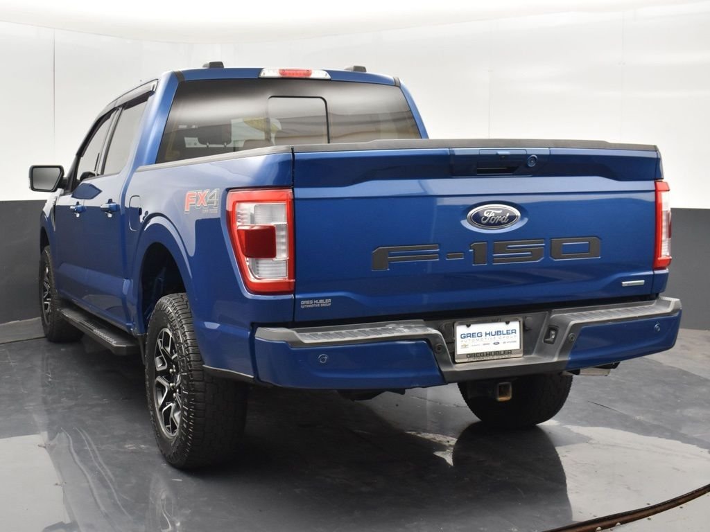Used 2022 Blue Ford Lariat image 3
