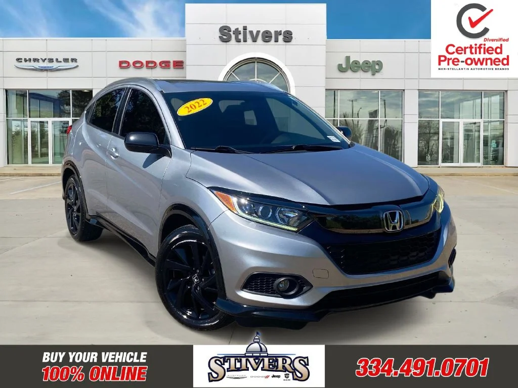 Certified Used 2022 Silver Honda Sport image 1