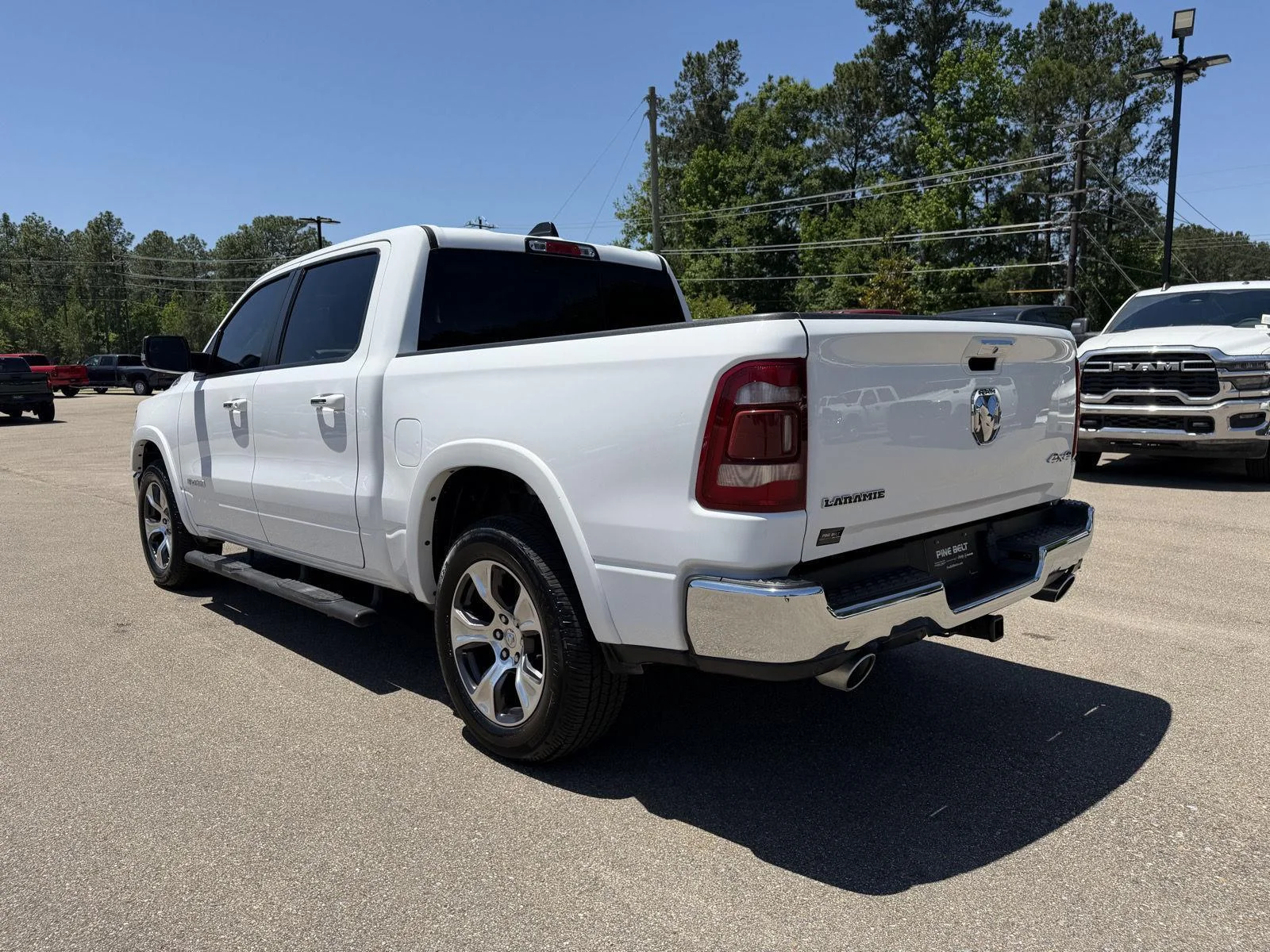Used 2022 Bright White Clearcoat Ram Laramie image 4