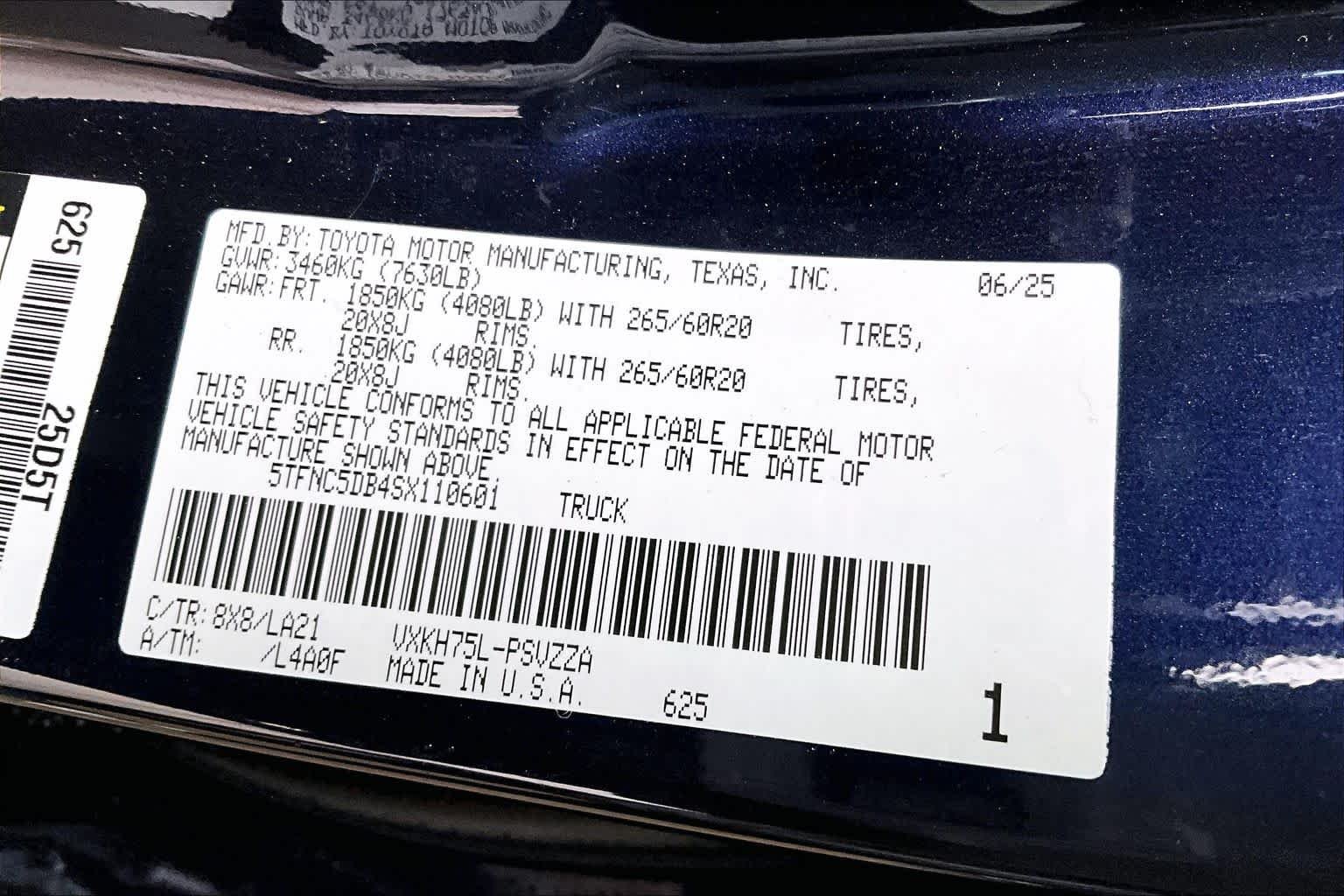 Used 2025 Blueprint Toyota Platinum Hybrid image 33