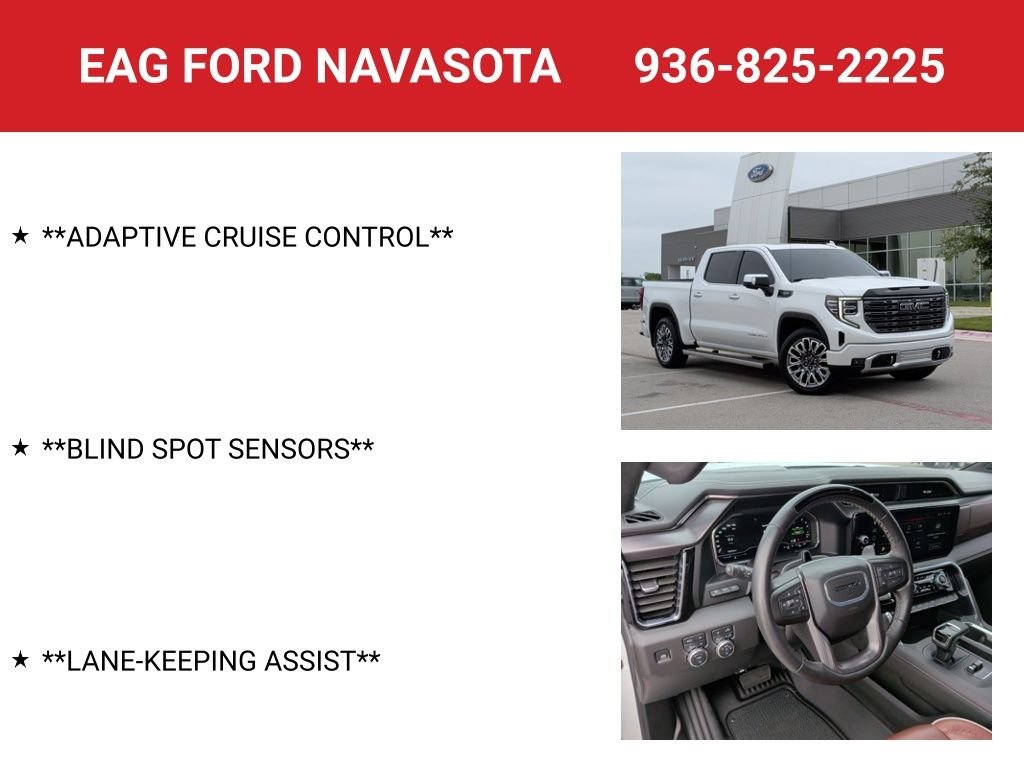 Used 2025 White Frost Tri-Coat GMC Denali Ultimate image 8