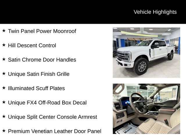 New 2026 Star White Metallic Tri-Coat Ford F-250® Platinum® image 15