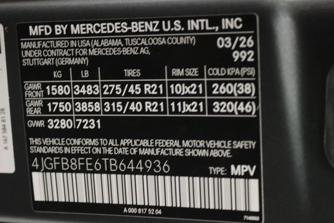 New 2026 Selenite Grey Metallic Mercedes-Benz 580 4MATIC® image 11