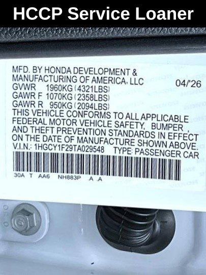 Used 2026 Platinum White Pearl Honda LX image 24