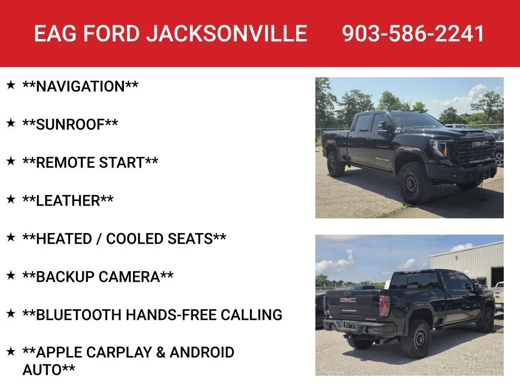 Used 2024 Black GMC AT4X image 4