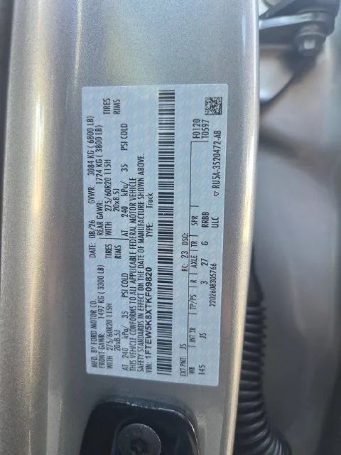 New 2026 Iconic Silver Metallic Ford Lariat® image 31