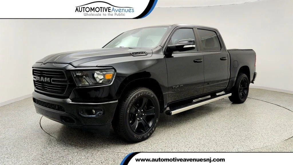 Used 2020 Diamond Black Crystal Pearlcoat Ram Big Horn 4x4 Crew Cab 5